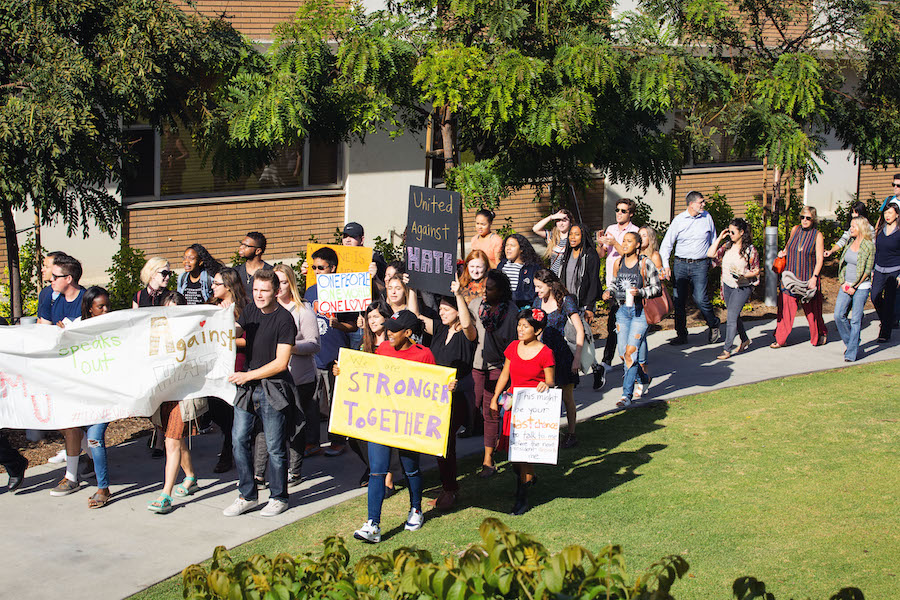 Post-election rally against hate 2017